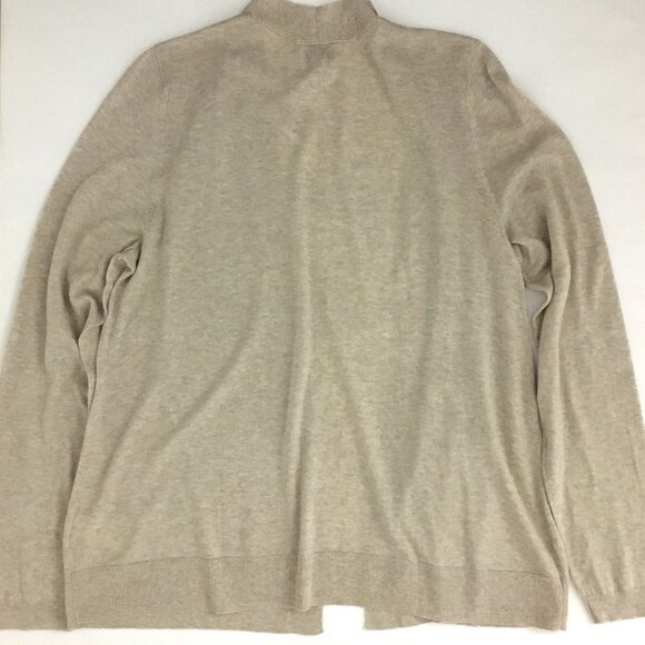 NEW! Old Navy Heather Palomino Tan Lightweight Open Front Cardigan - XL Tall - Picture 5 of 8